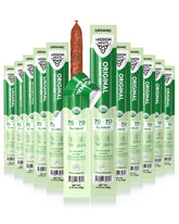 Mission Meats organic beef sticks packaging seal for fresh on-the-go snacking