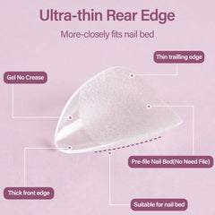 Misssix 5in1 nail glue gel included for versatile nail work.