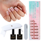 Misssix Deep French Tip nails kit image showing complete at home manicure set