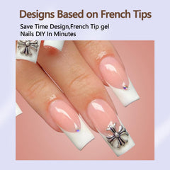 Misssix easy application press-on nails save time during nail art.