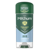 Mitchum Advanced Control Gel Unscented front view showing all-day protection.