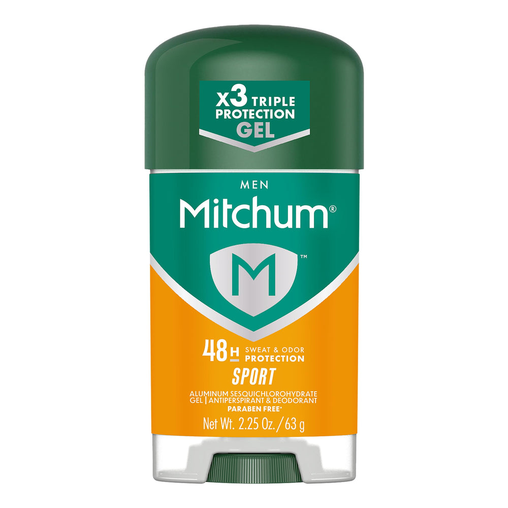 Mitchum Triple Odor Protection gel applies invisibly and keeps you dry and fresh all day