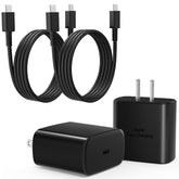 Mitesbony fast charger block pair powering devices quickly and safely.