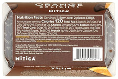 Mitica Chocolate Candied Oranges close-up of rich chocolate coating
