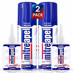 Mitreapel CA Glue activator bottle ready for fast bonds.