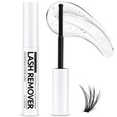 Miuffue eyelash glue remover bottle ready for precise, gentle cluster removal.
