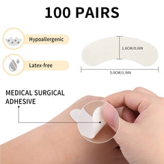 Miuffue eye pads waterproof design keeps lashes protected during procedures