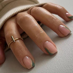 Mivota fall press-on nails kit inside box with tools for easy DIY mani