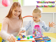 Kids enjoy MiVRIU slime with hands on play.
