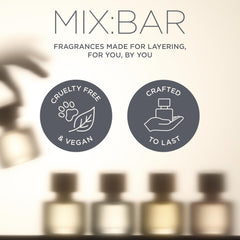 MIX:BAR Coconut Palm Hair & Body Mist close-up for refreshing the scent