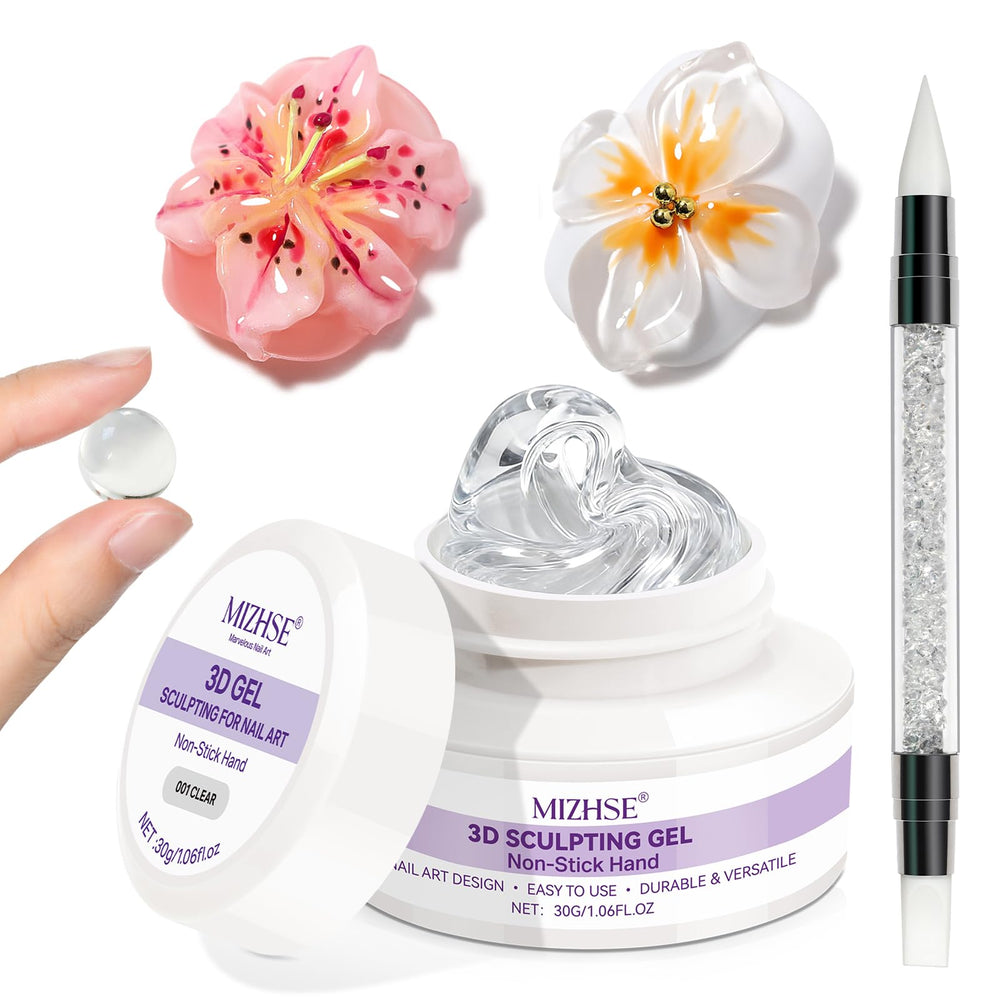 MIZHSE 3D gel bottle for precise sculpting and nail art applications