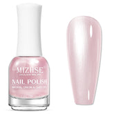 MIZHSE Pearlescent Pink bottle front displays vibrant color and shimmer