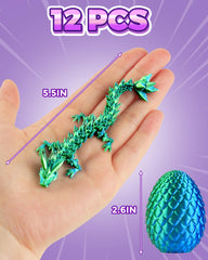 MIZTL inside dragon figure 5.5-inch visible inside egg for display