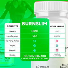 MJO Burn Slim packaging shown for on-the-go active lifestyles.