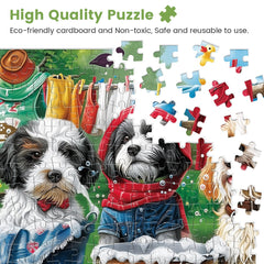 mjyphdm recycled cardboard puzzle, eco-friendly gift option