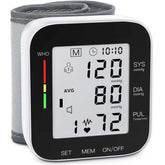 MMIZOO wrist BP monitor with large LCD display for easy home readings
