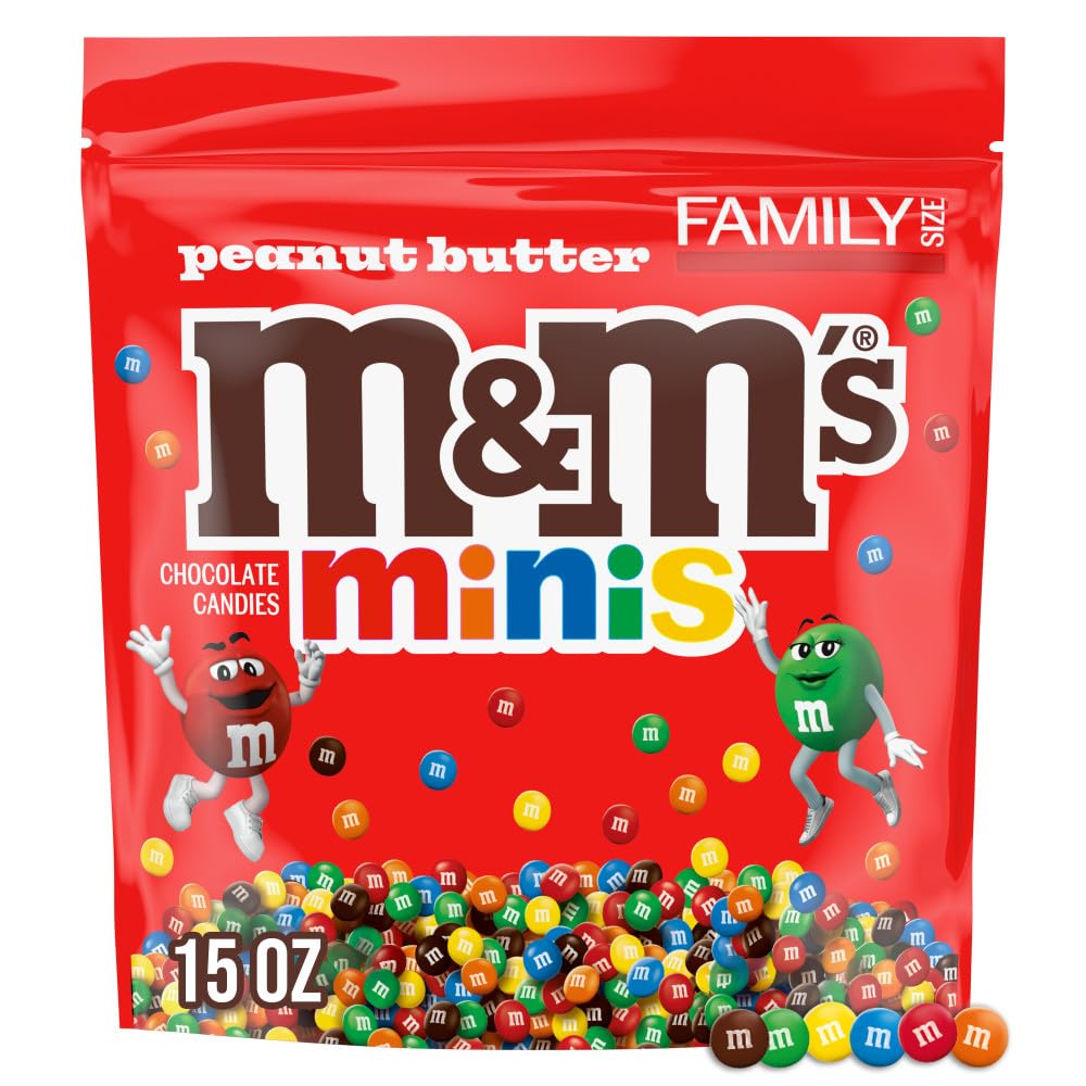 M&M'S Minis Peanut Butter bulk bag for sharing at gatherings