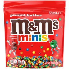M&M'S Minis Peanut Butter ice cream topping for creamy texture