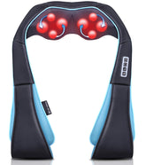 Mo Cuishle Shiatsu neck massager front view shows deep kneading for neck comfort at home.