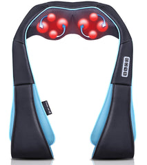 Mo Cuishle Shiatsu neck massager front view shows deep kneading for neck comfort at home.