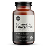 Mobisyn Organic Astaxanthin 12mg bottle showcasing double antioxidant power for daily wellness.