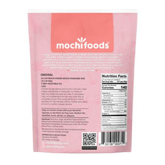 Mochi Foods Hawaii Original Mochi Pancake Mix stacked pancakes show off chewy texture and family-friendly breakfasts.