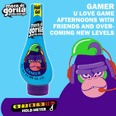 Moco de Gorila Gamer three-pack bottles for convenient on-the-go styling.