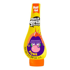 Moco de Gorila Punk gel reactivates style with water for quick refresh.