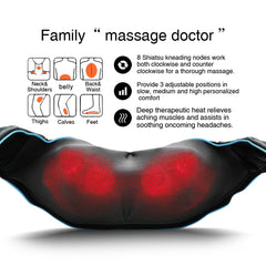 Mo Cuishle massager close-up showing eight kneading nodes