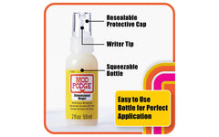 Mod Podge Dimensional Magic bottle pour illustrating a smooth, glassy finish