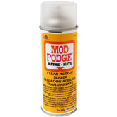 Mod Podge Matte Sealer 12oz can for quick, durable protection of crafts.