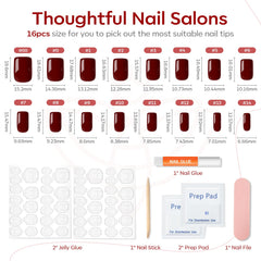 Modelones ABS durable fake nails for lasting wear and safe removal