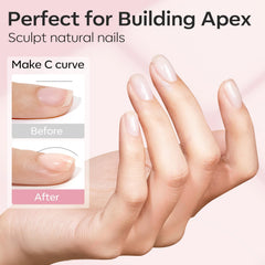 Modelones apex-building gel focus for sculpted thickness and durable foundation
