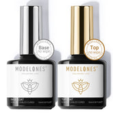 Modelones base-coat bottle for strong adhesion at home.