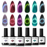 Modelones cat eye gel polish magnet effect for shimmering nails