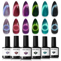Modelones cat eye gel polish magnet effect for shimmering nails
