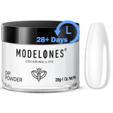 Modelones clear dip powder capacity 1oz for lasting at-home manicures