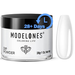 Modelones clear dip powder capacity 1oz for lasting at-home manicures