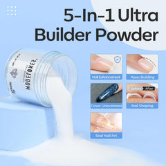 Modelones clear dip powder natural finish with salon-like shine