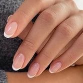 Modelones French Tip Press On Nails fullset for quick, stylish manicures