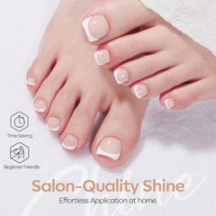 Modelones medical-grade glue and jelly tabs ensure a secure bond on nails