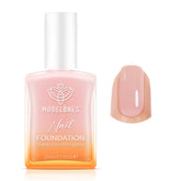 Modelones Peachy Pink Nail Strengthener bottle, natural coverage and repair.