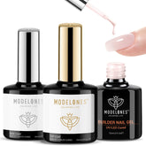 Modelones nude pink builder gel bottle for at home salon nails