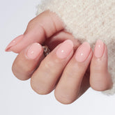 Modelones Nude Pink press-on nails with glue kit for quick wear