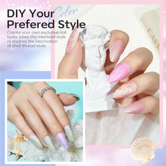 Modelones Pearl gel polish with high gloss finish for a polished look