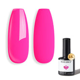 Modelones pink gel nail polish bottle with hot pink shade for easy home manicures.