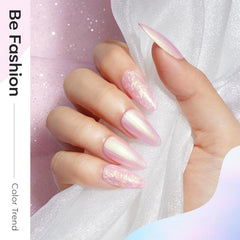 Modelones Swirl shell thread effect demonstration for nail art