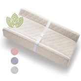 Modera baby changing pad with soft cushioned topper for gentle diaper changes