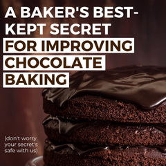Modern Mountain Espresso Powder on brownies, suggesting deeper chocolate notes.