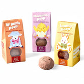 Modern Sprout Seed Ball Poops bunny design for playful spring planting.